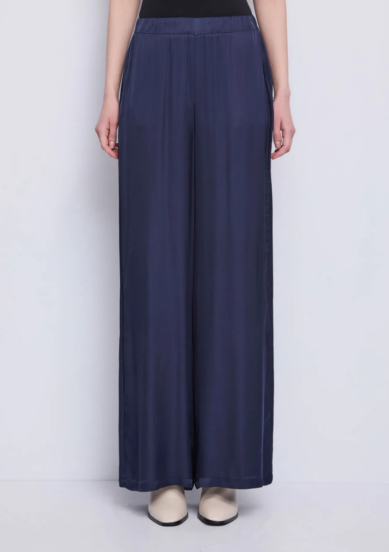Pantalon palazzo femme avec élastique - 521FD25017