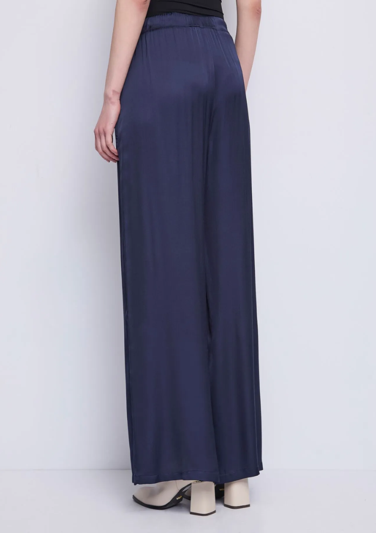 Pantalon palazzo femme avec élastique - 521FD25017
