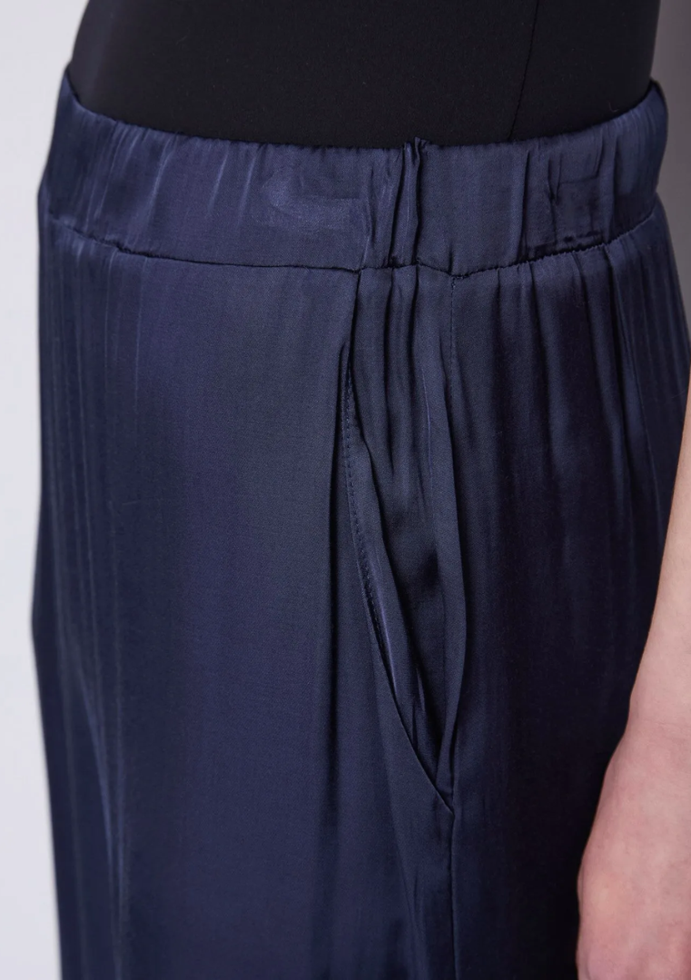 Pantalon palazzo femme avec élastique - 521FD25017