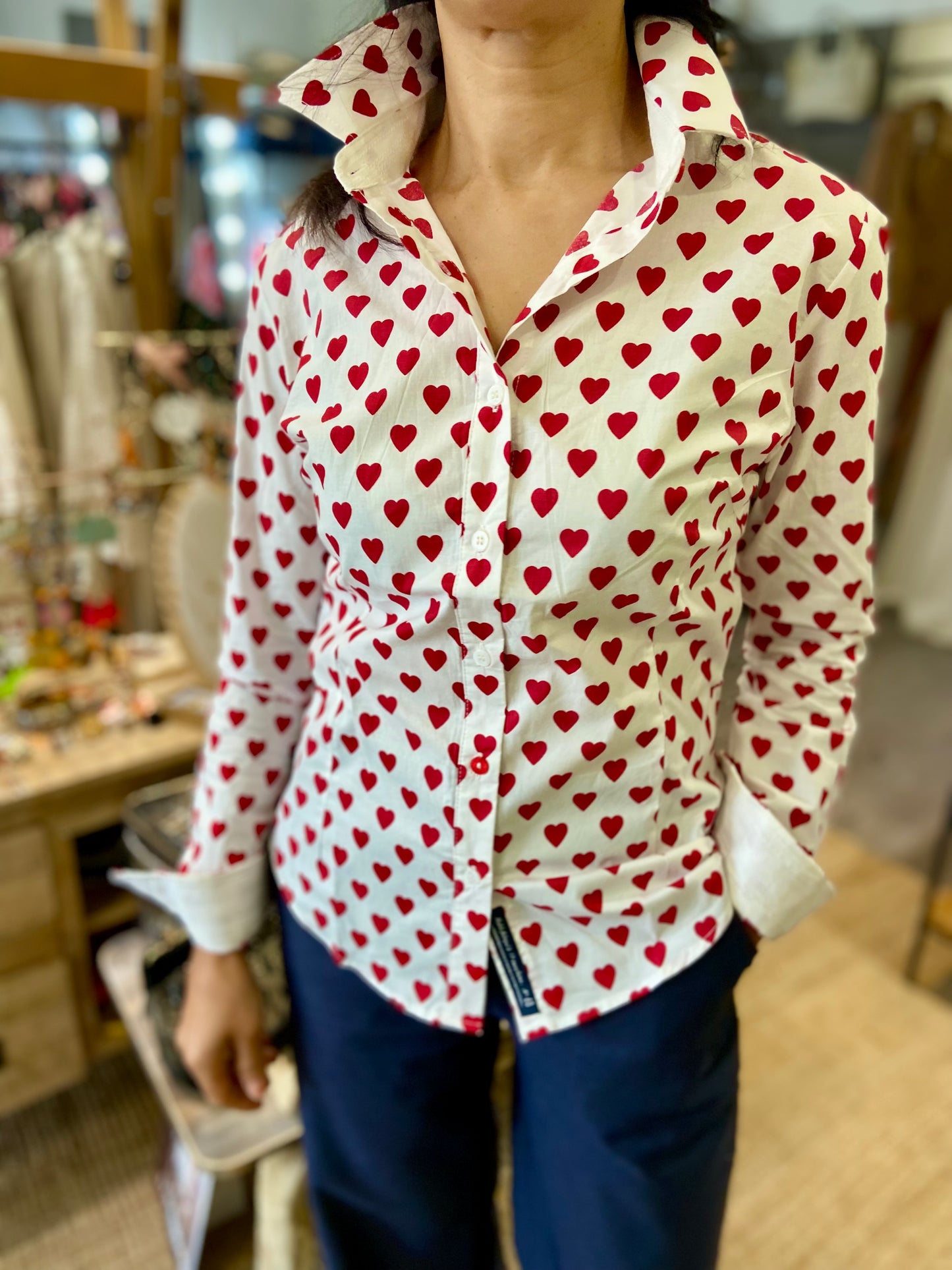 Chemise SOLENA coton imprimé