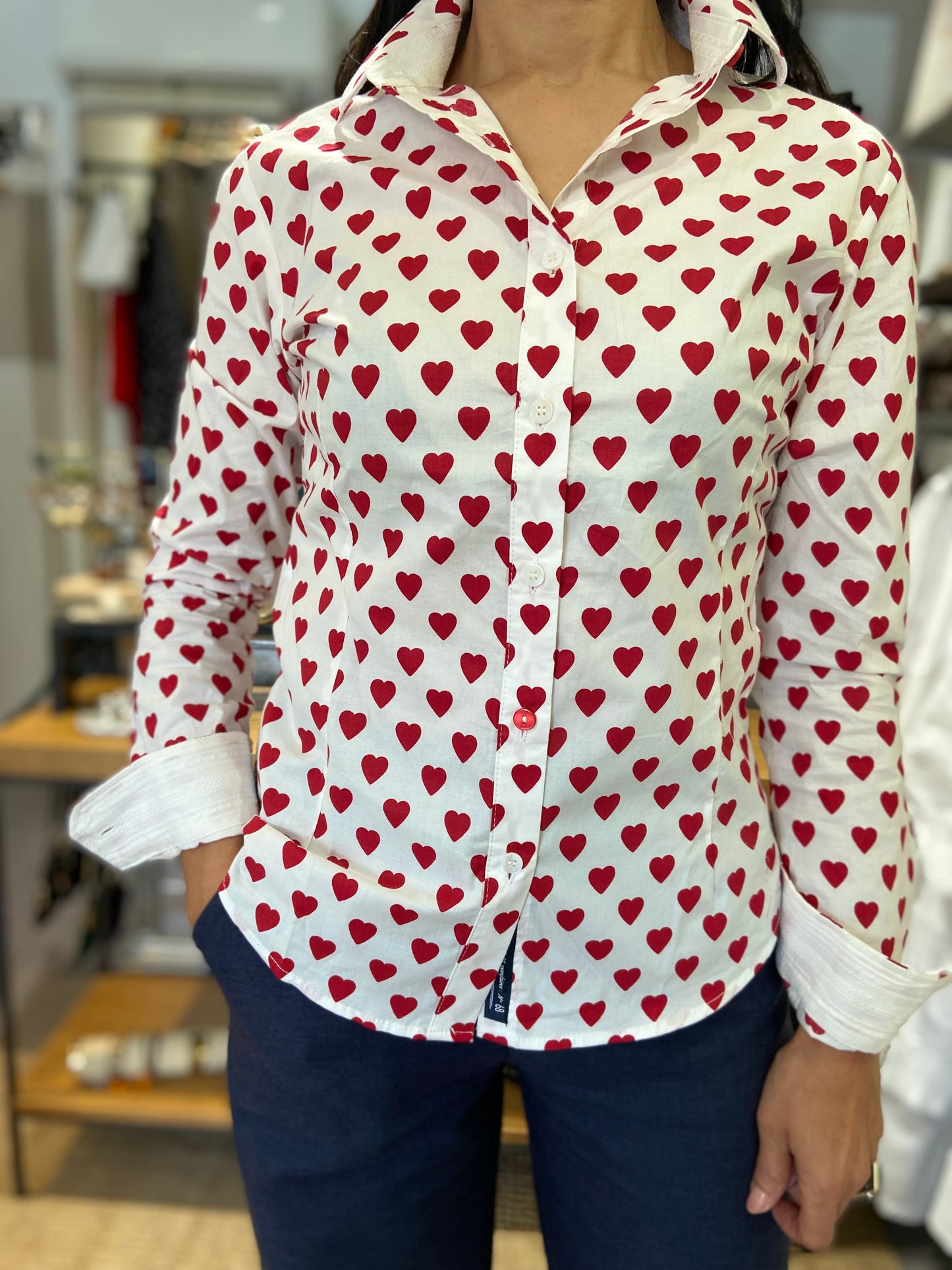 Chemise SOLENA coton imprimé