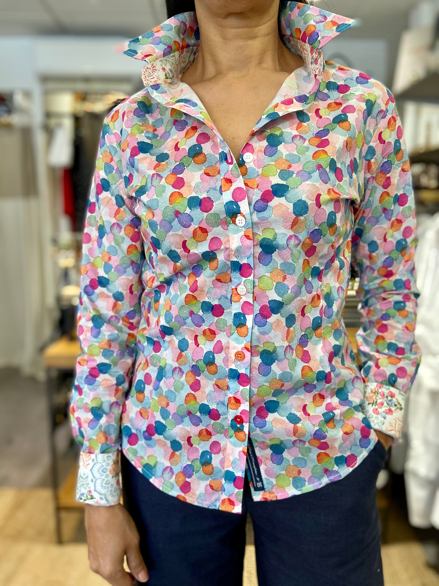 Chemise MALESPINA coton imprimé
