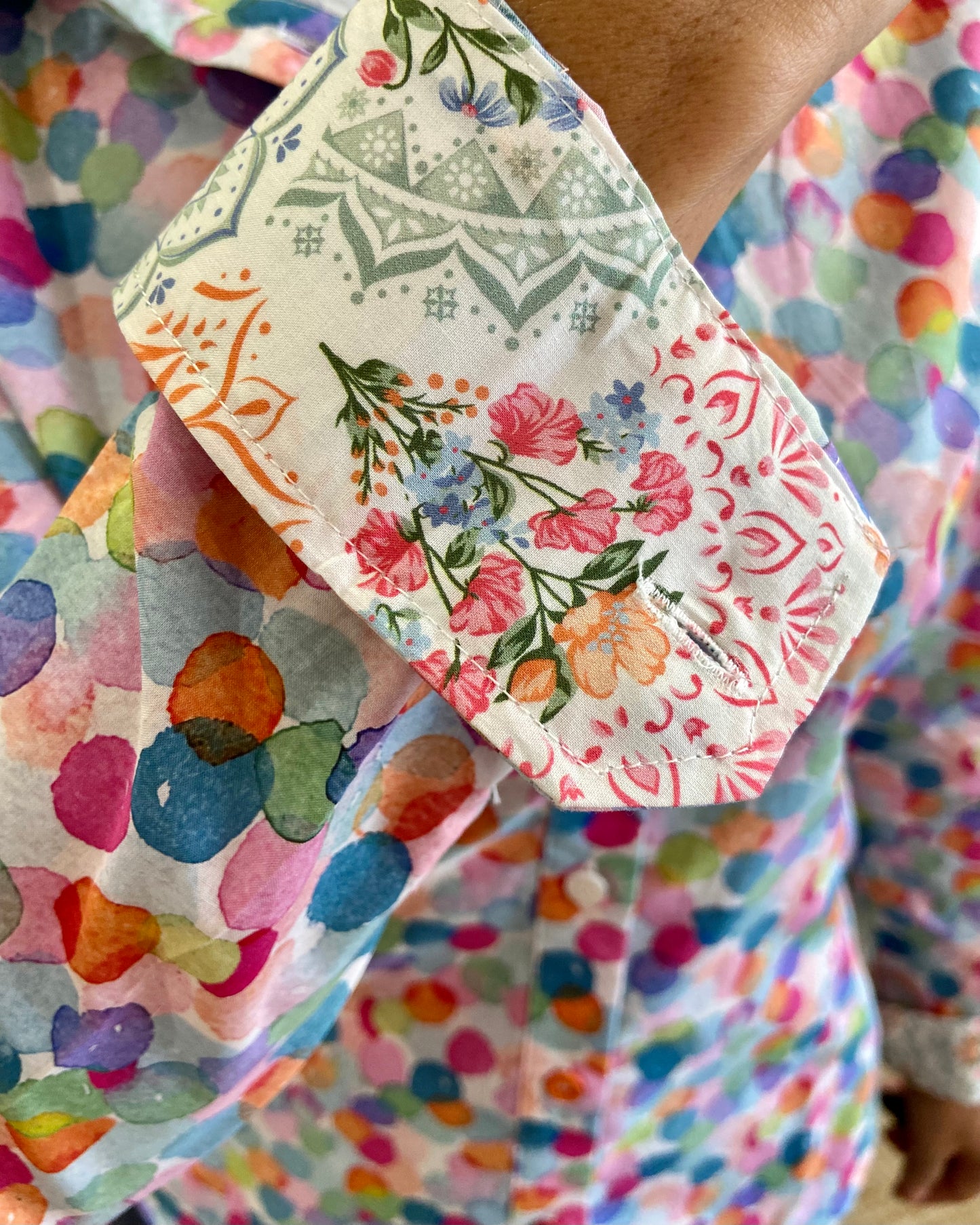Chemise MALESPINA coton imprimé