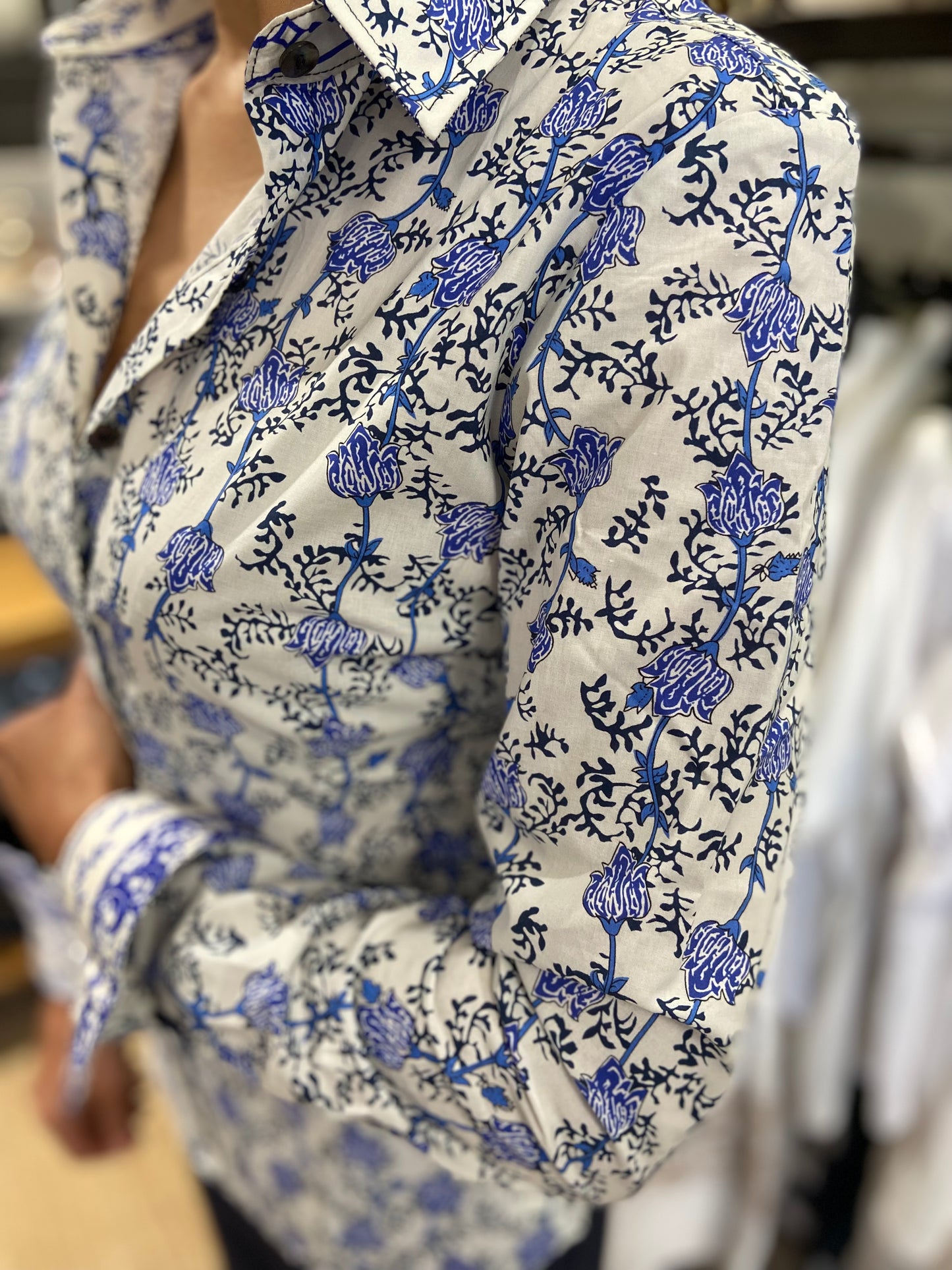 Chemise NALA coton imprimé