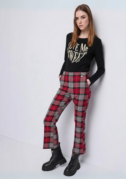 T-shirt femme avec imprimé lettrage - 521BD64022