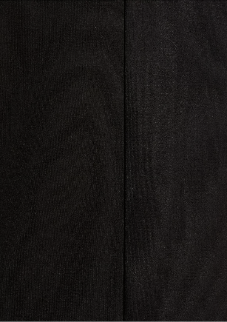 Pantalon cropped en jersey milano noir taille élastique - FK-PA-EMIORA-M - La Fée Marabouté