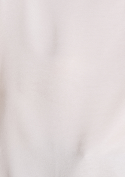 Top blanc ELTON ample en satin manches longues