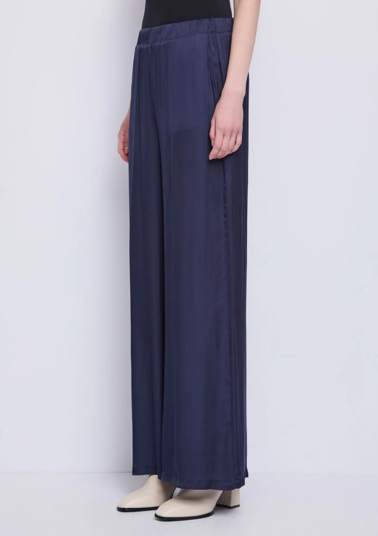 Pantalon palazzo femme avec élastique - 521FD25017