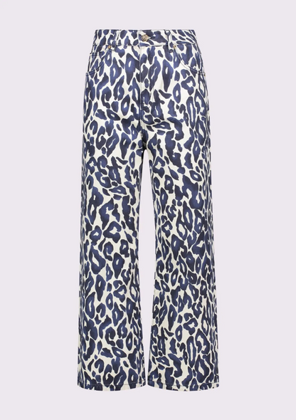 Jeans femme à imprimé animal - 521BD25019