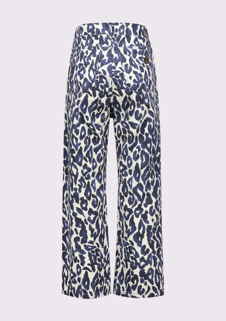 Jeans femme à imprimé animal - 521BD25019