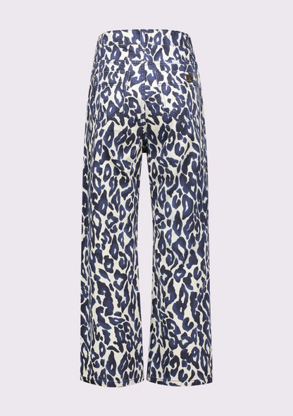 Jeans femme à imprimé animal - 521BD25019