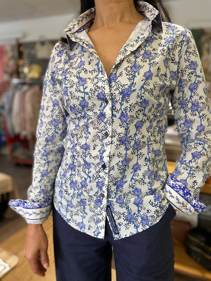Chemise NALA coton imprimé