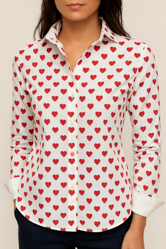 Chemise SOLENA coton imprimé